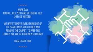 Work Day Announcement