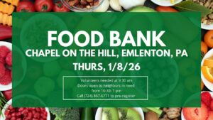 food bank announcement