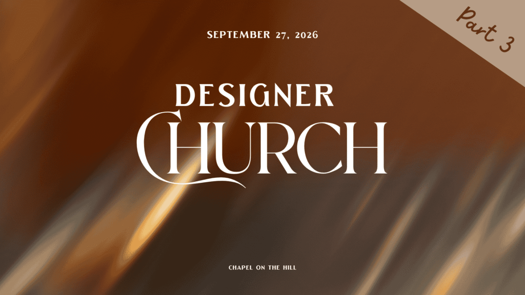 Designer Church Part 3